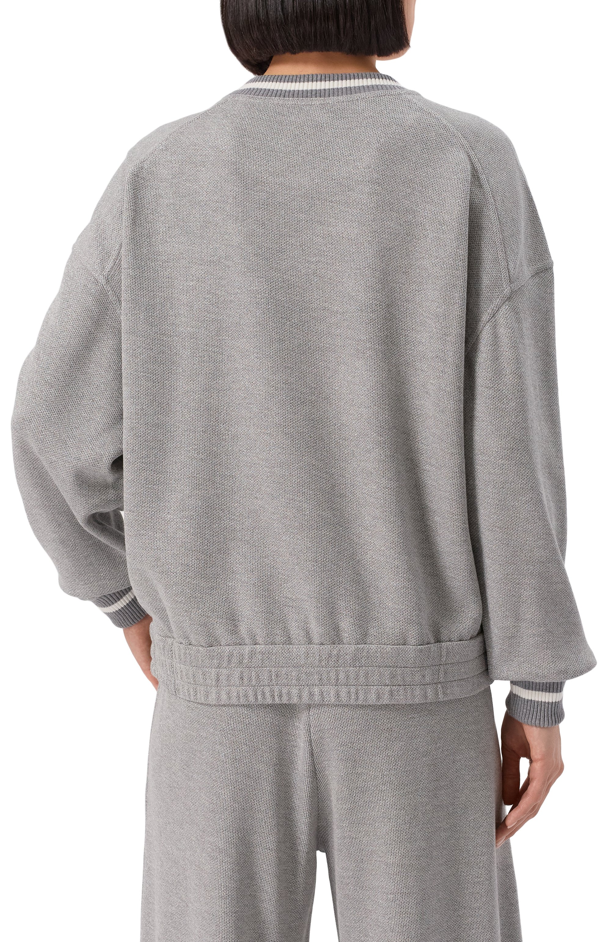 Свитшот из вискозы и хлопка BRUNELLO CUCINELLI, арт. MP930SN900, фото 4