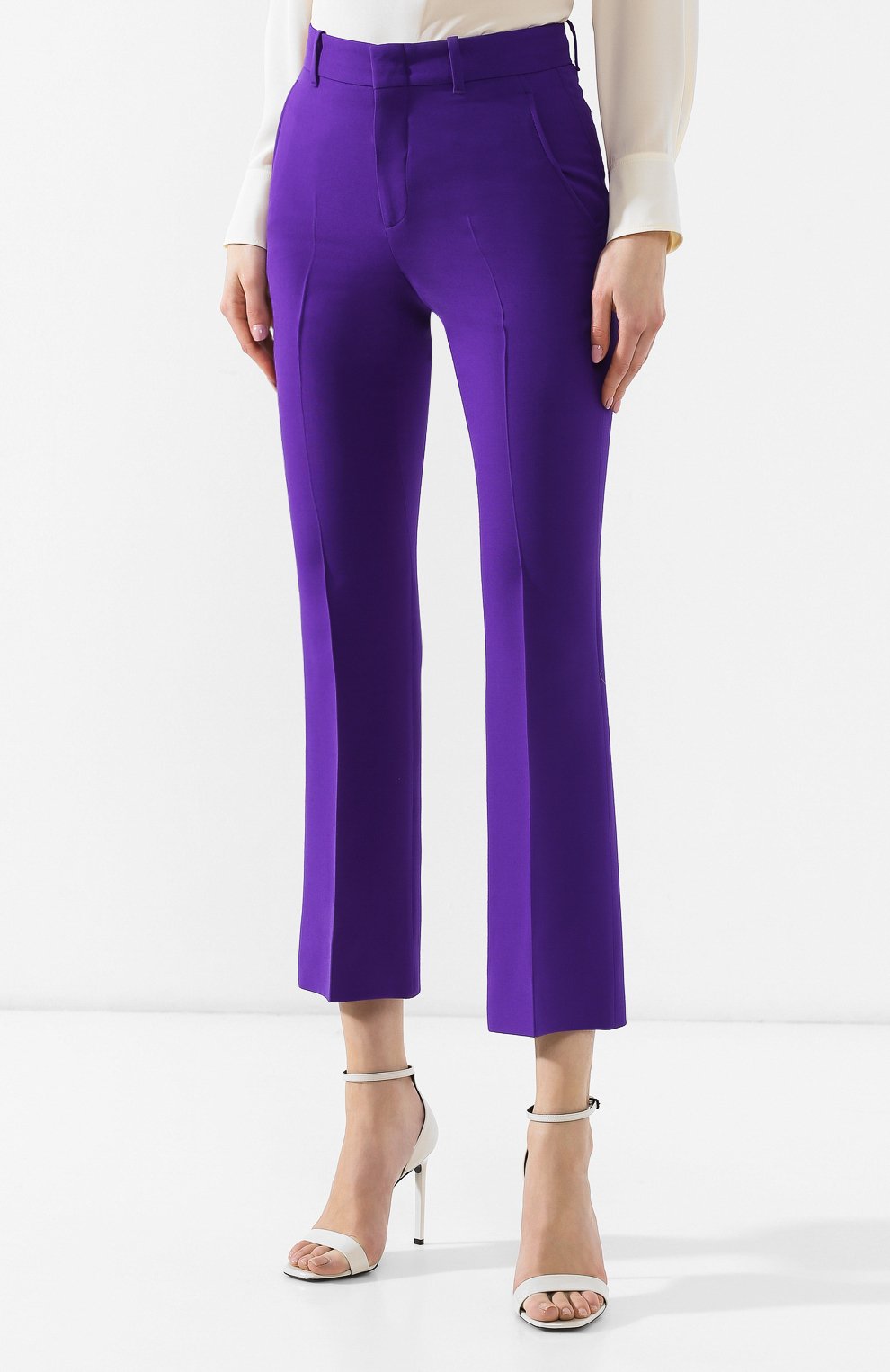 Брюки из смеси шерсти и шелка GUCCI, арт. 523574/ZHM88, фото 3