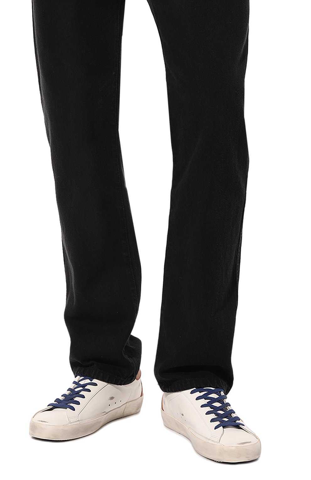 Кожаные кеды super-star GOLDEN GOOSE DELUXE BRAND белого цвета по цене 52700 руб., арт. GMF00102.F004793, фото 3 Кожаные кеды super-star GOLDEN GOOSE DELUXE BRAND, арт. GMF00102.F004793, фото 3