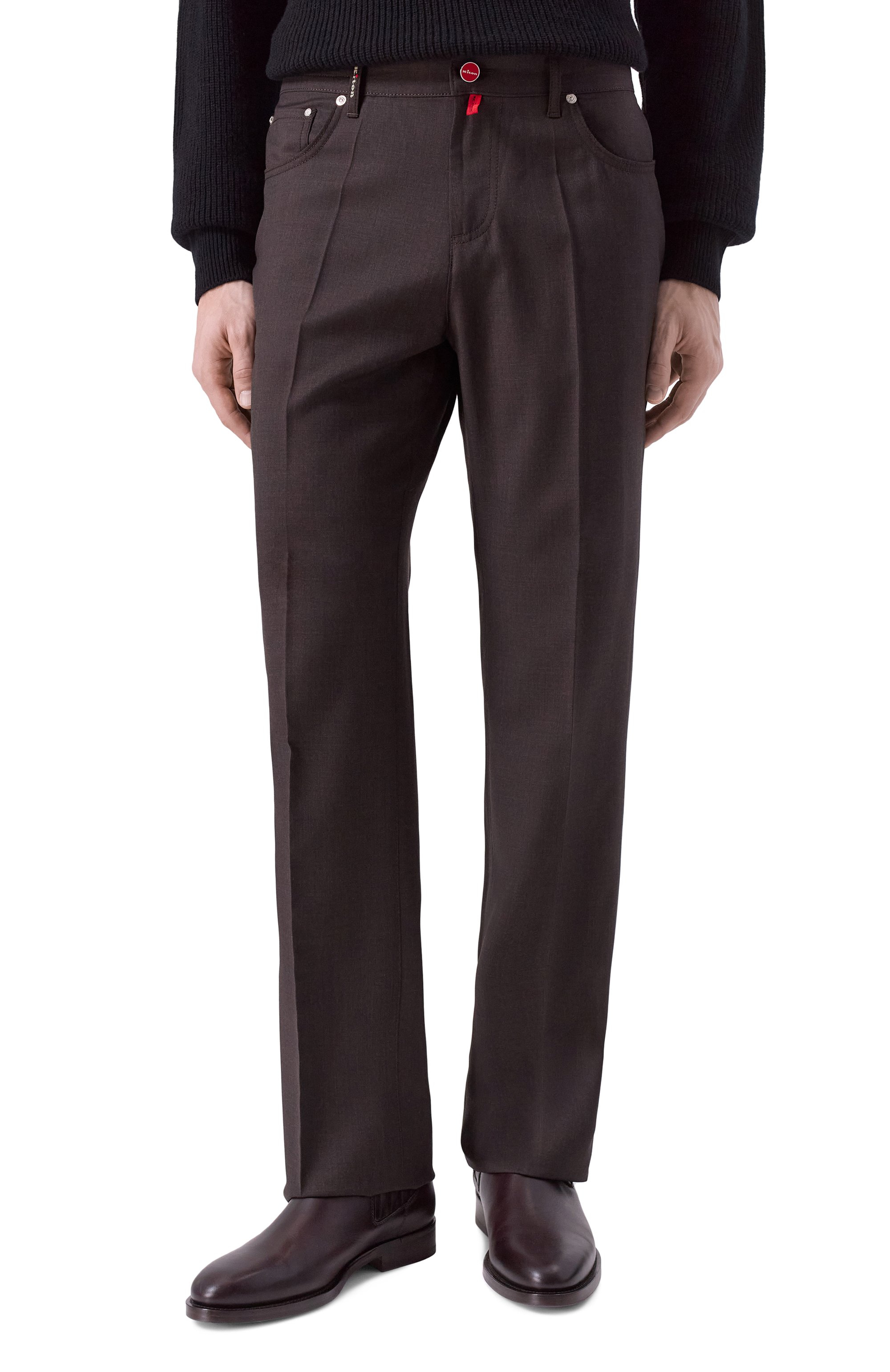 Шерстяные брюки KITON, арт. UPR005LK0127H07, фото 3