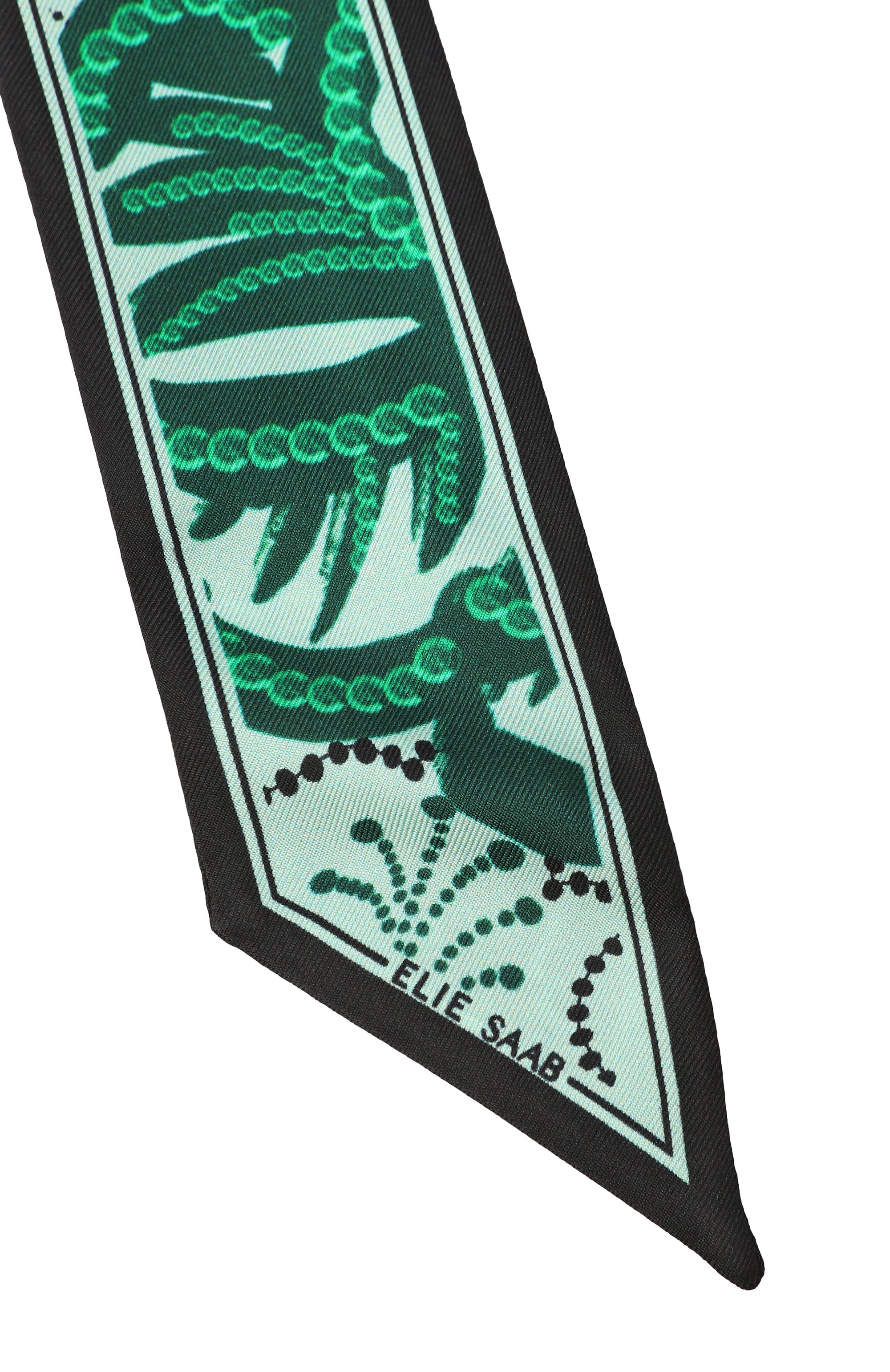 Шелковый шарф-твилли ELIE SAAB, арт. 710009435, фото 3