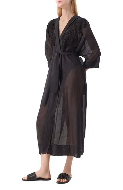 Туника из хлопка и шелка LILA EUGENIE, арт. 2402H MIDI, фото 2