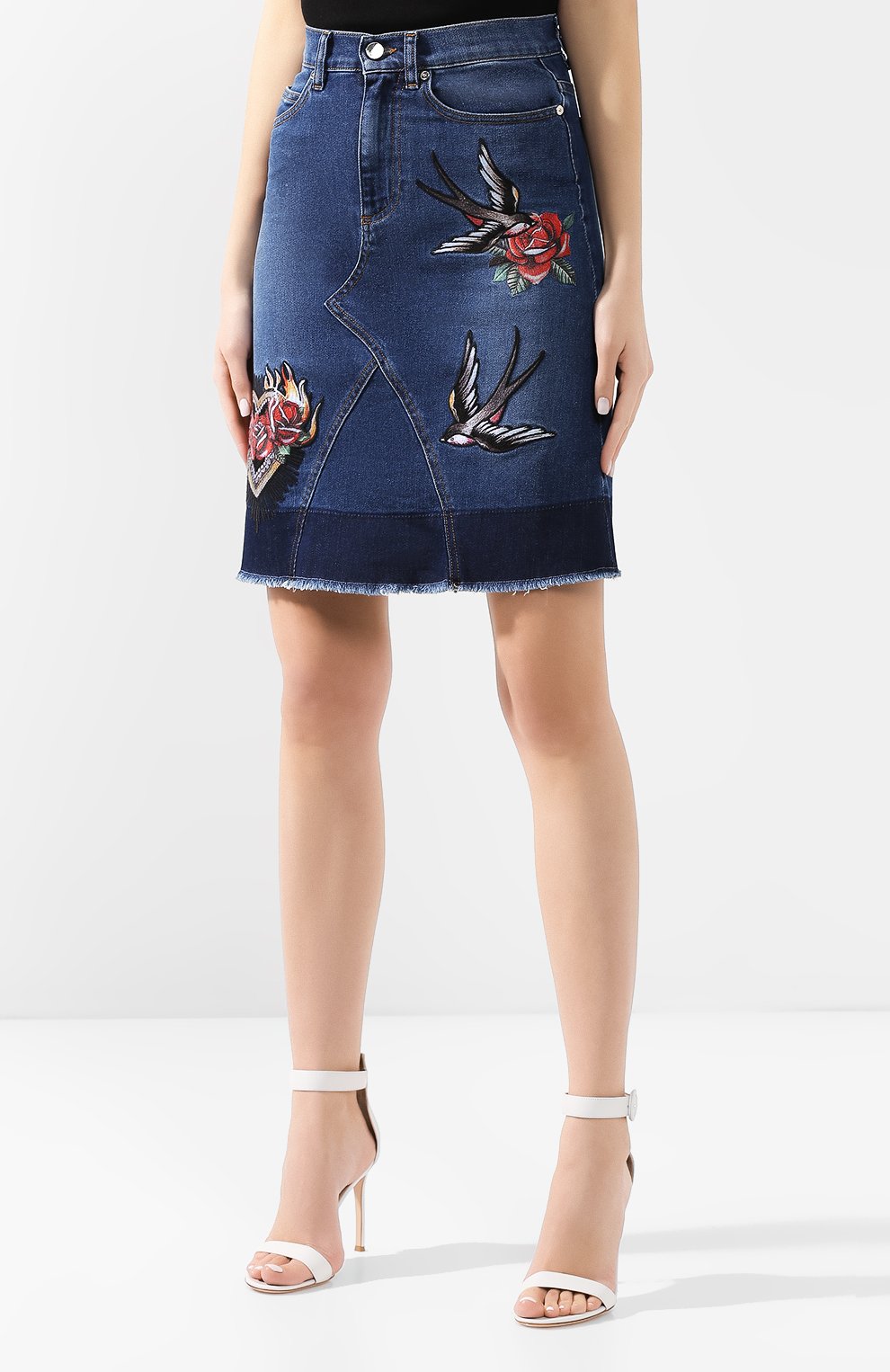 Джинсовая юбка REDVALENTINO, арт. RR0DD00R/KFC, фото 3