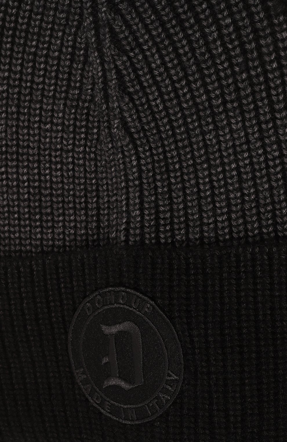Шерстяная шапка DONDUP черного цвета по цене 21800 руб., арт. UQ127/Y00758U PT0, фото 3 Шерстяная шапка DONDUP, арт. UQ127/Y00758U PT0, фото 3