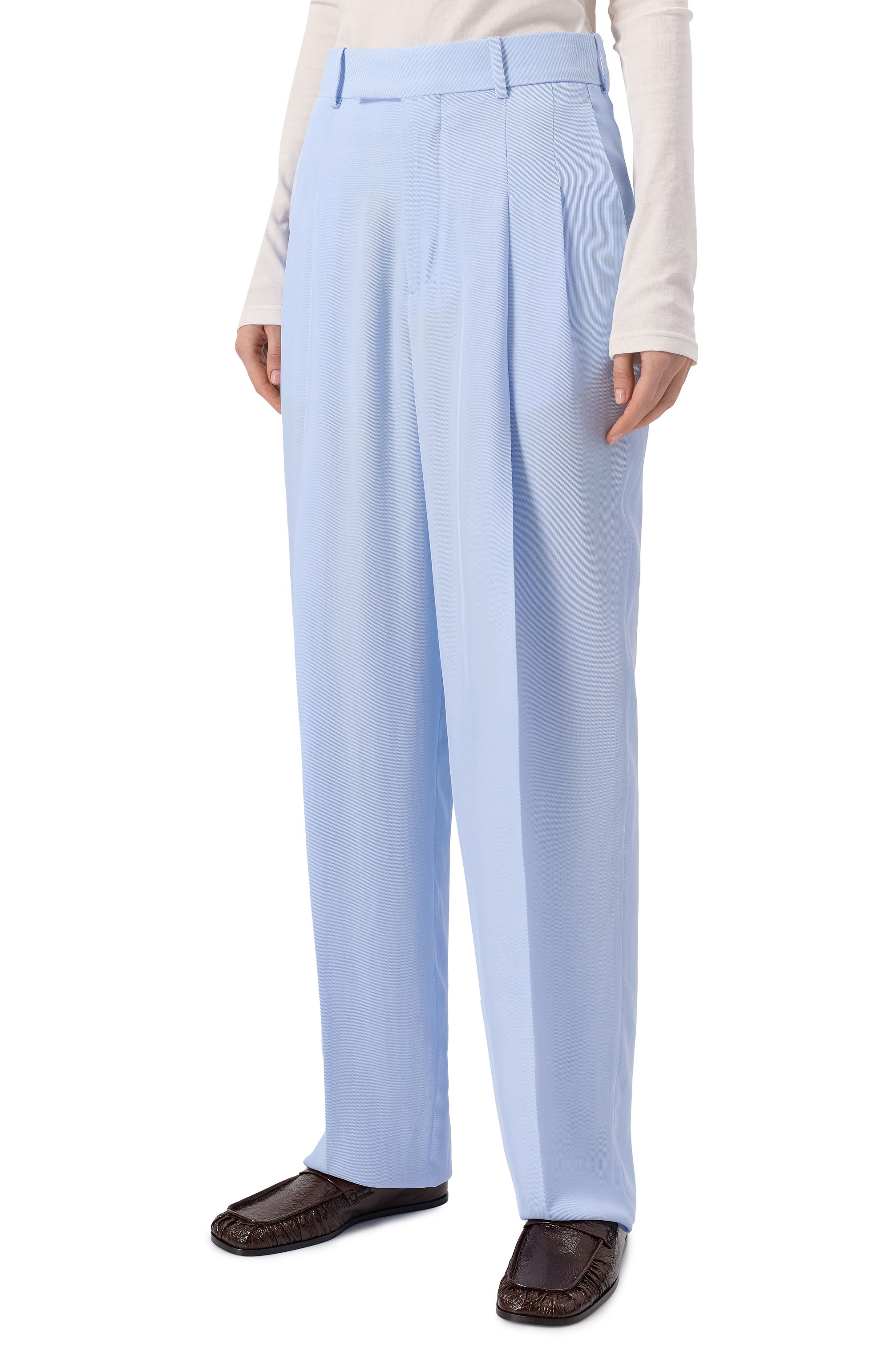 Брюки из вискозы и шелка BOTTEGA VENETA, арт. 820107/V5D90, фото 3