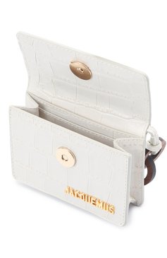 Женская сумка le riviera JACQUEMUS белого цвета, арт. 211SL03/311120 | Фото 4 (Материал: Натуральная кожа; Размер: mini; Ремень/цепочка: На ремешке; Сумки-технические: Сумки через плечо; Материал сплава: Проставлено; Драгоценные камни: Проставлено)