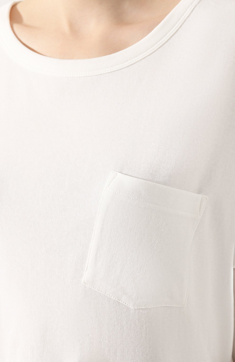 Хлопковая футболка ALEXANDERWANG.T белого цвета по цене 19750 руб., арт. 4CC1201075, фото 5 Хлопковая футболка ALEXANDERWANG.T, арт. 4CC1201075, фото 5