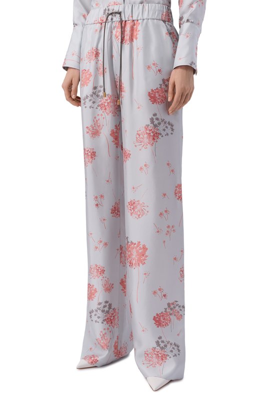 Шелковые брюки Colombo PA00548/TFFL/T0666-11-2E Голубой  PA00548/TFFL/T0666-11-2E Фото 3