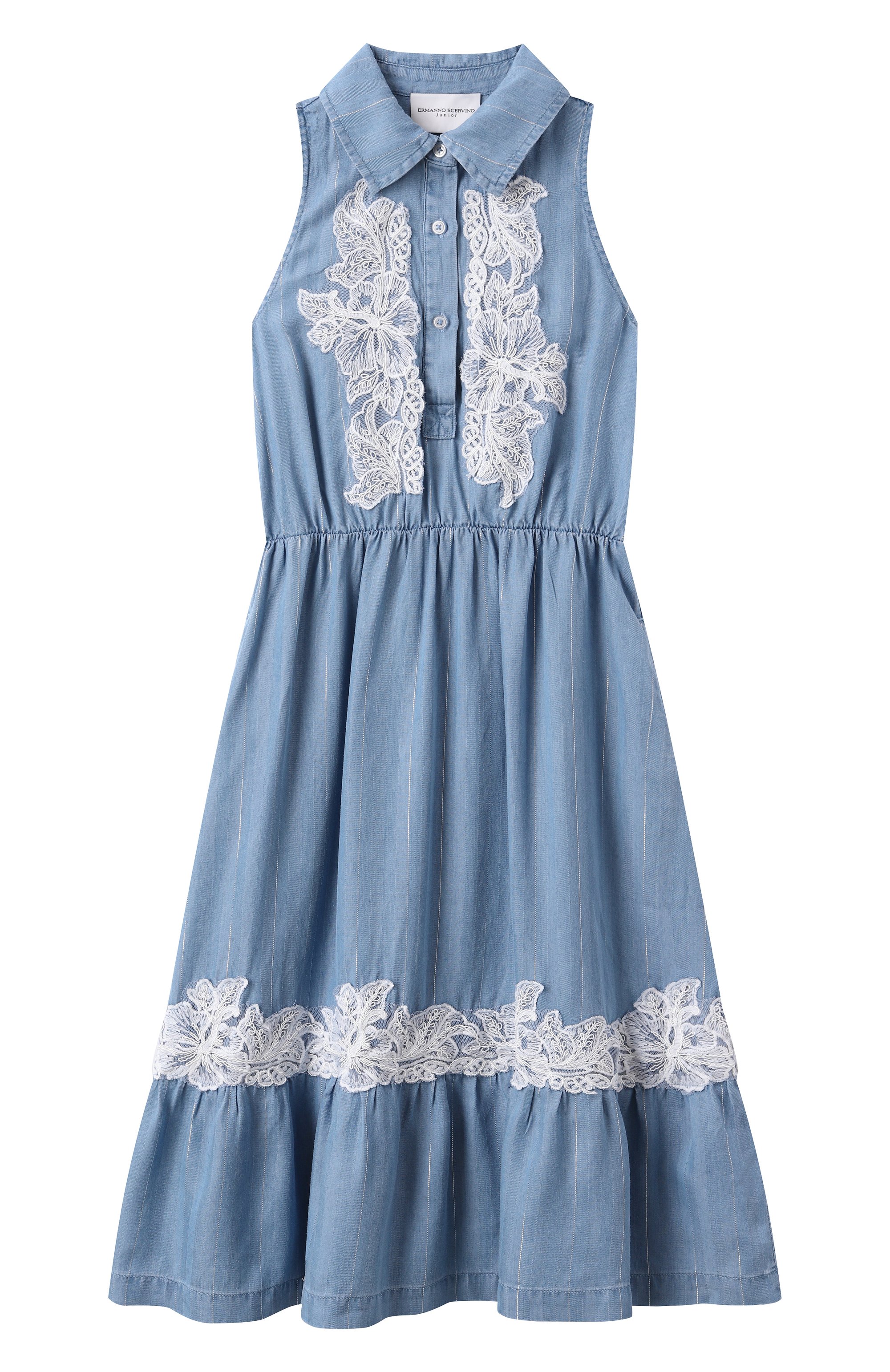 Джинсовое платье ERMANNO SCERVINO, арт. SFAB069C/VI039, фото 1