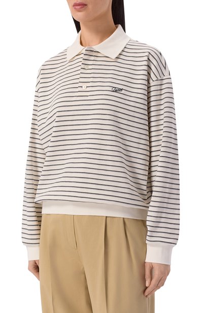 Поло DUNST кремового цвета по цене 12750 руб., арт. UDTS6A120IV, фото 3 Поло DUNST, арт. UDTS6A120IV, фото 3