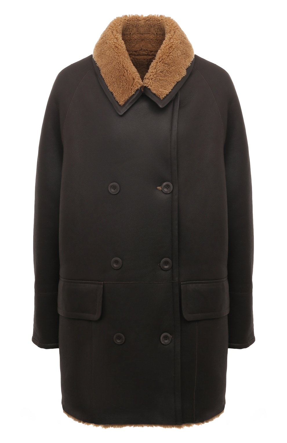 Двусторонняя дубленка из овчины LUDA NIKISHINA, арт. FC/ELLE/np-kr/br-dbeige, фото 1