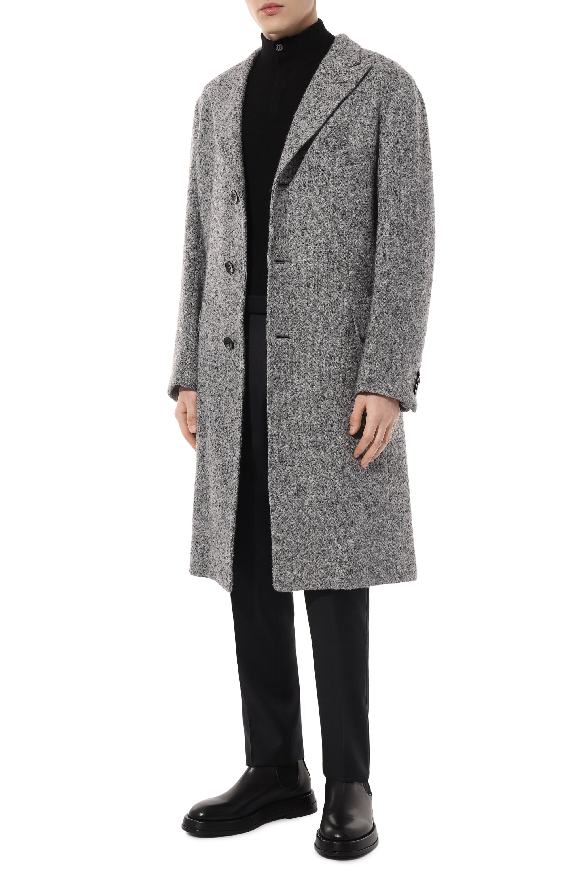 Пальто из шерсти и кашемира KITON, арт. US201LK0148E02, фото 3