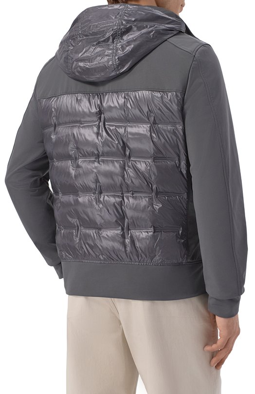 Пуховый бомбер Parajumpers 26SM-PM HYT Y01 Серый  26SM-PM HYT Y01 Фото 6