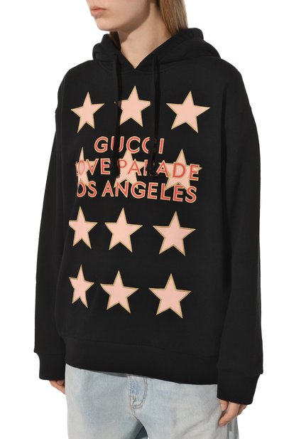 Хлопковое худи GUCCI, арт. 615061/XJEQ0, фото 3