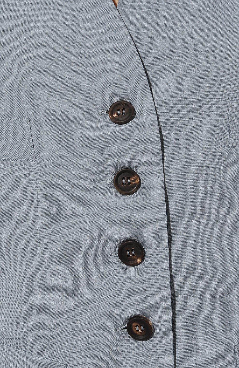 Жилет изо льна и шелка BRUNELLO CUCINELLI, арт. MH999HU806, фото 5