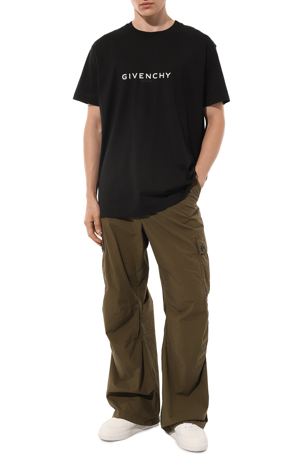 Хлопковая футболка GIVENCHY, арт. BM71533Y6B, фото 2