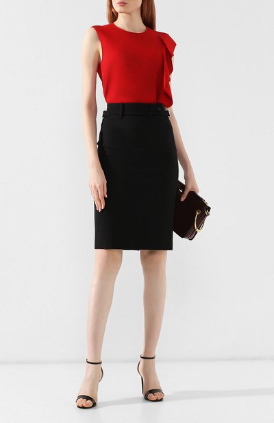 Юбка из смеси вискозы и шерсти REDVALENTINO, арт. SR3RAB60/WBP, фото 2