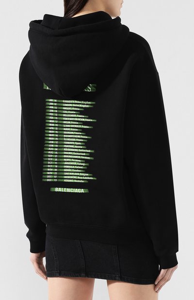 Хлопковое худи BALENCIAGA, арт. 556095/TDV15, фото 4