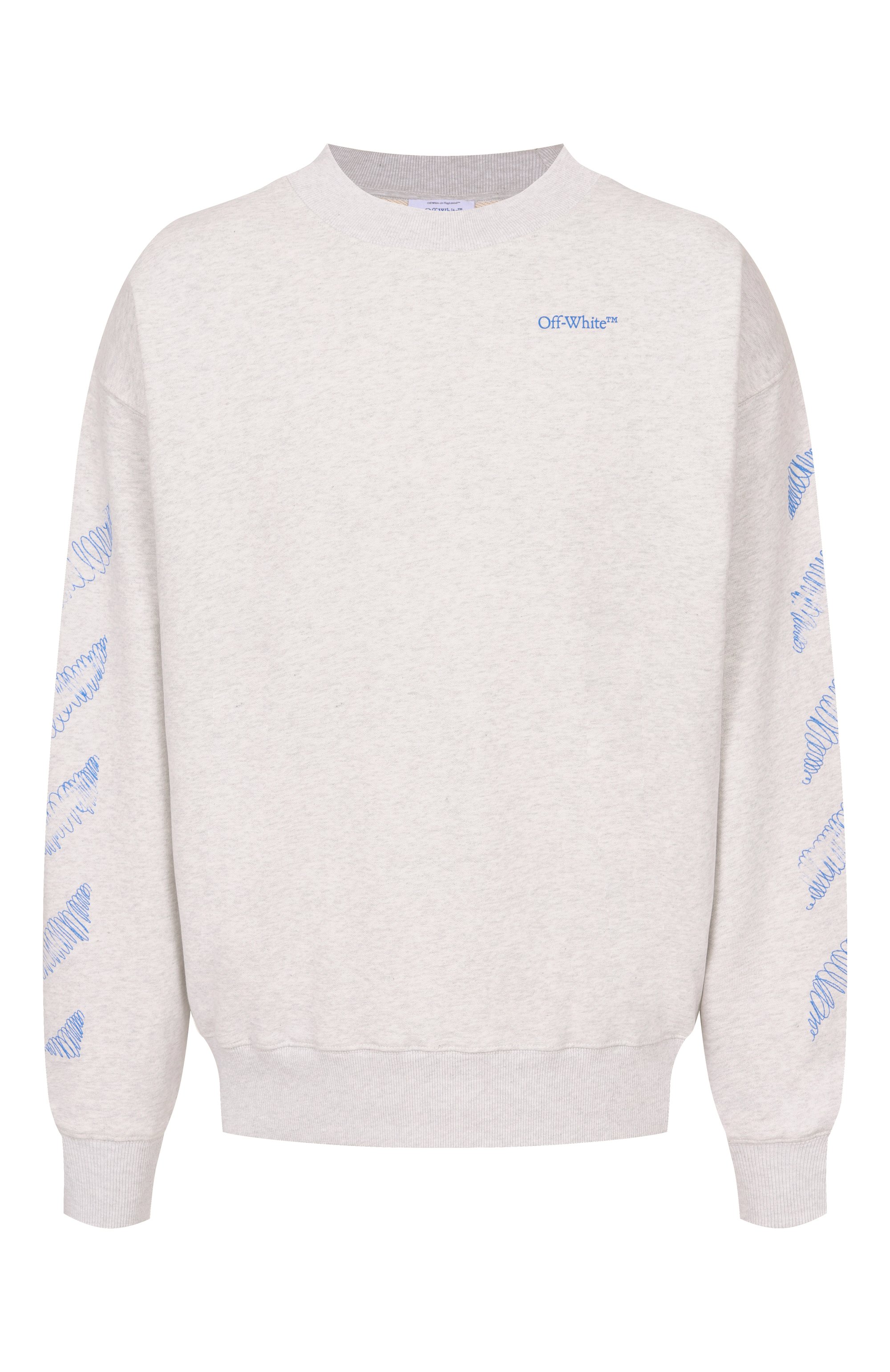 Хлопковый свитшот OFF-WHITE, арт. 0MBA054F25FLE006, фото 1