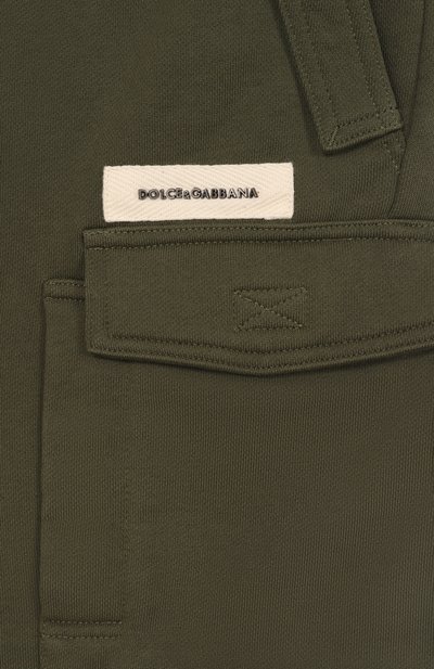 Хлопковые шорты-карго DOLCE & GABBANA, арт. L4JQXF/G7PTN_001, фото 3