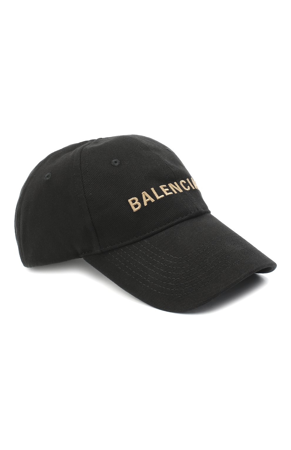 Хлопковая бейсболка BALENCIAGA черного цвета по цене 27350 руб., арт. 590758/310B2, фото 1 Хлопковая бейсболка BALENCIAGA, арт. 590758/310B2, фото 1