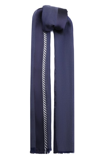 Мужской шарф из шелка и вискозы GIORGIO ARMANI, арт. GM002974/AF24220