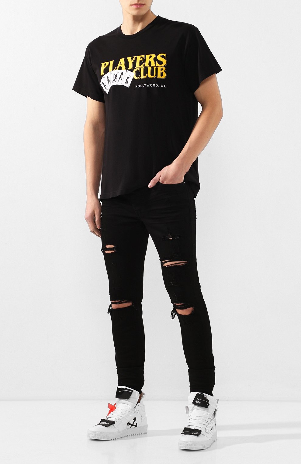 Хлопковая футболка AMIRI, арт. S0M03141CJ, фото 2