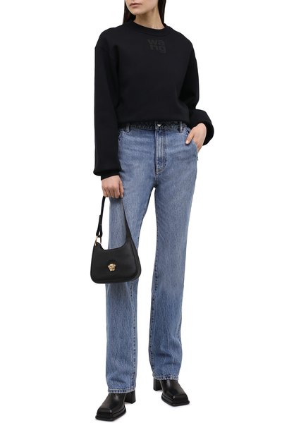 Хлопковый свитшот ALEXANDERWANG.T черного цвета по цене 26200 руб., арт. 4CC3211285, фото 2 Хлопковый свитшот ALEXANDERWANG.T, арт. 4CC3211285, фото 2