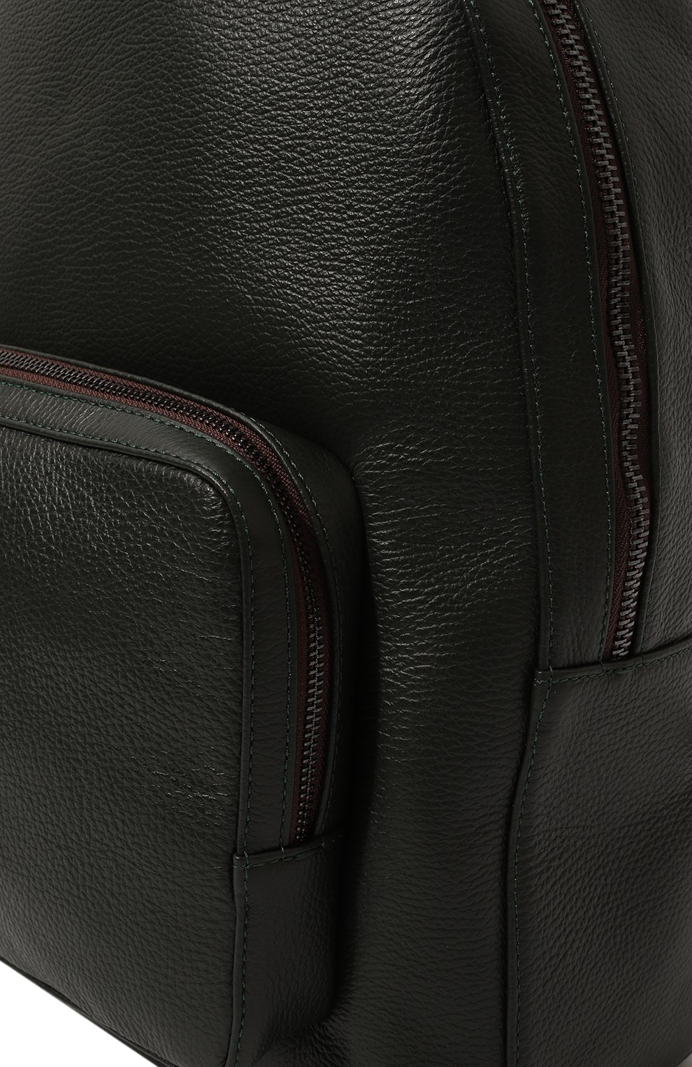 Кожаный рюкзак DOUCAL'S темно-зеленого цвета по цене 72950 руб., арт. DZ0005--02UF9720, фото 3 Кожаный рюкзак DOUCAL'S, арт. DZ0005--02UF9720, фото 3