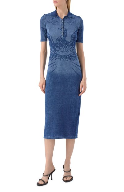 Хлопковое платье DIESEL, арт. A19479/0BJBS, фото 3