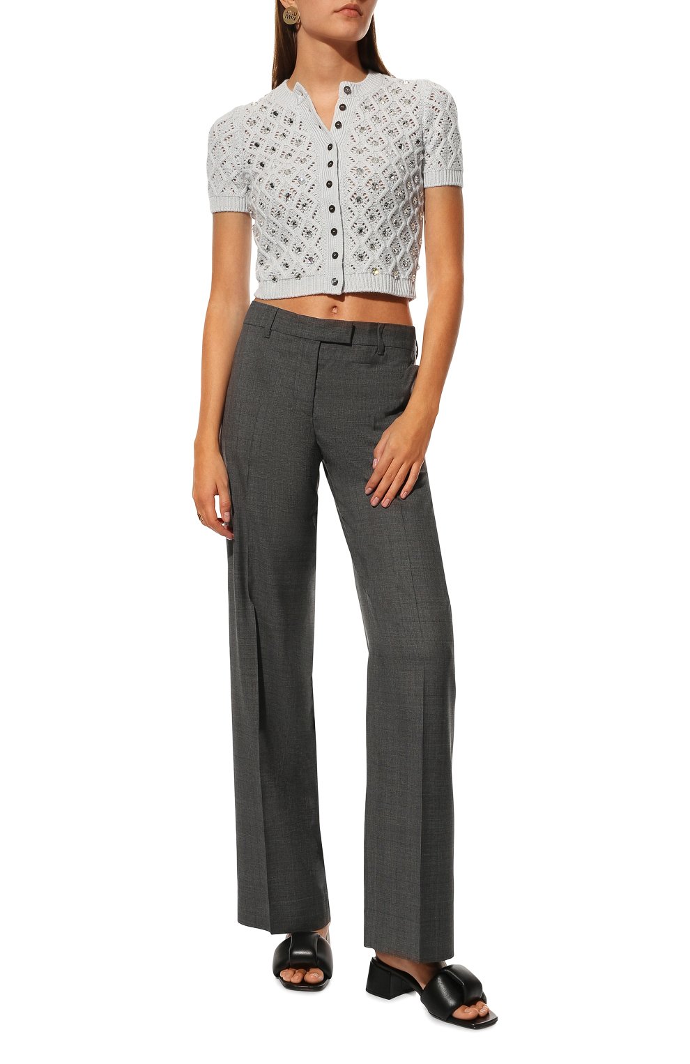 Кашемировый кардиган MIU MIU, арт. MMF378-1YA5-F0424, фото 2