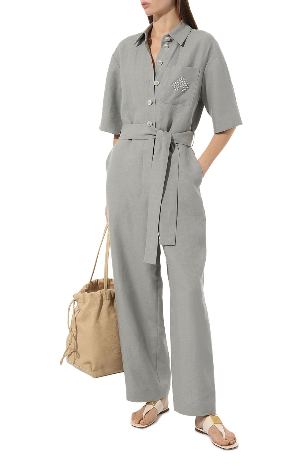 Льняной комбинезон AKHMADULLINA, арт. 1123.3CO402/L723, фото 2