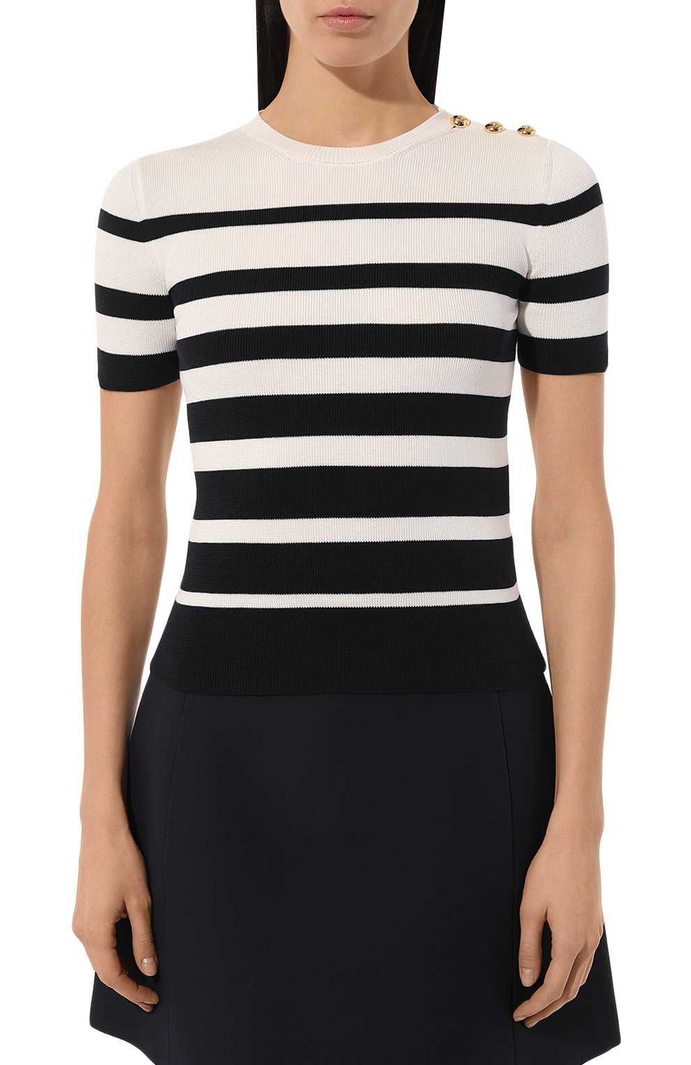 Хлопковый пуловер VALENTINO, арт. 5B3KC57P8MN, фото 3