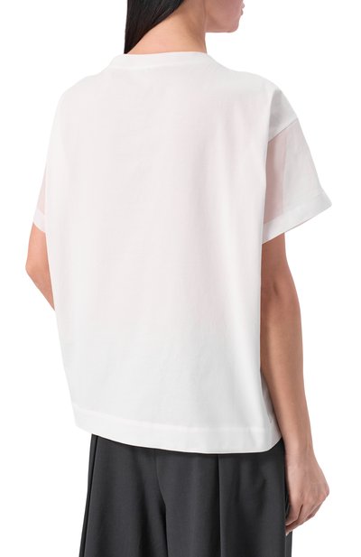 Хлопковая футболка BRUNELLO CUCINELLI, арт. M0T81BX800, фото 4