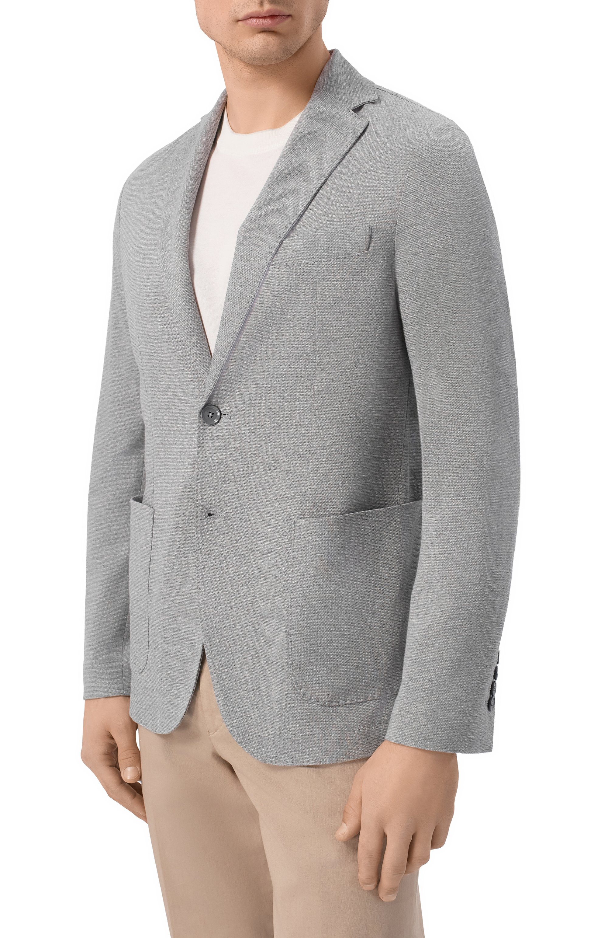 Пиджак из хлопка и льна CIRCOLO 1901, арт. CN5287, фото 3