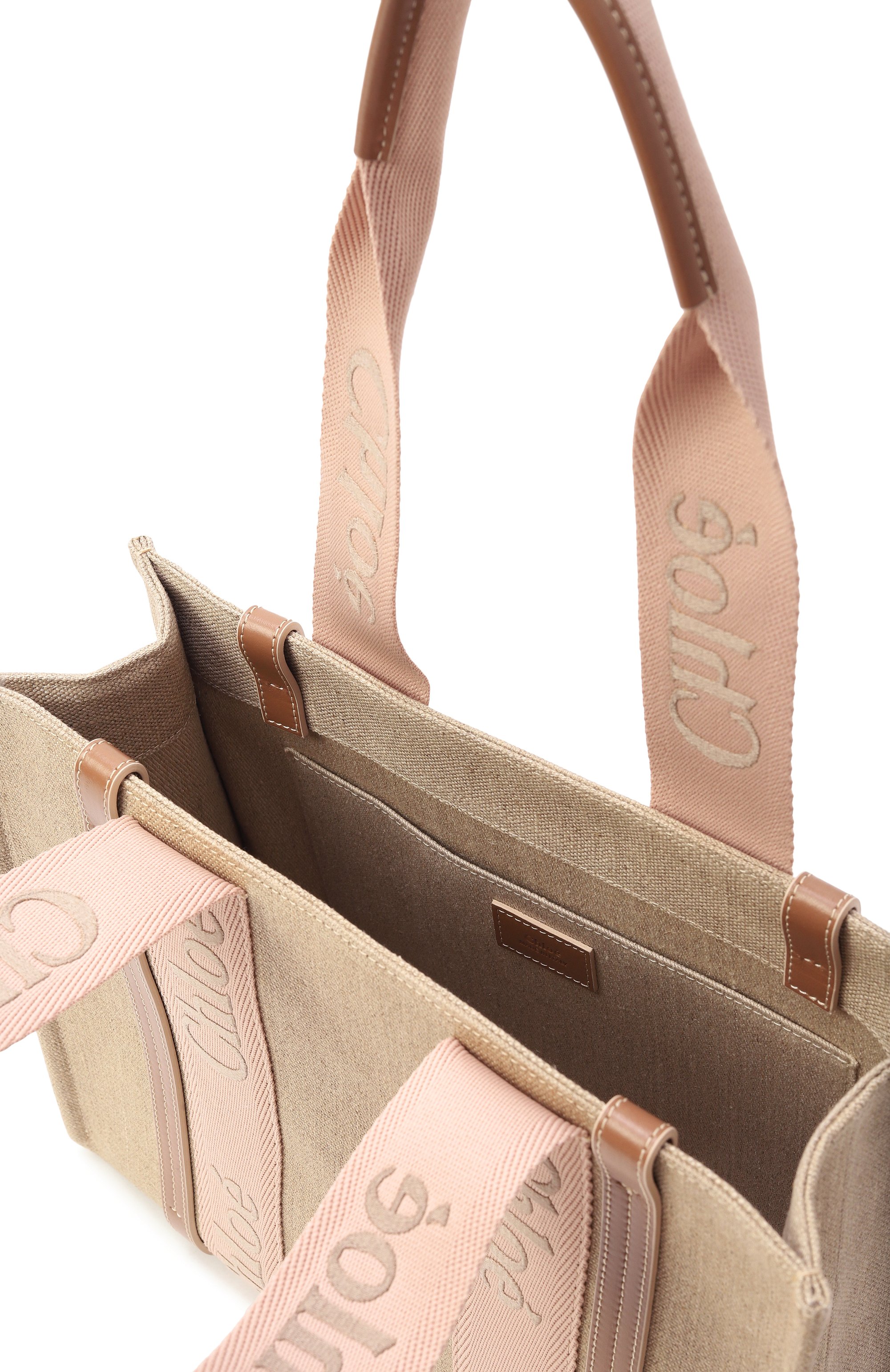 Сумка-тоут woody medium CHLOÉ, арт. CHC23AS383L17, фото 5