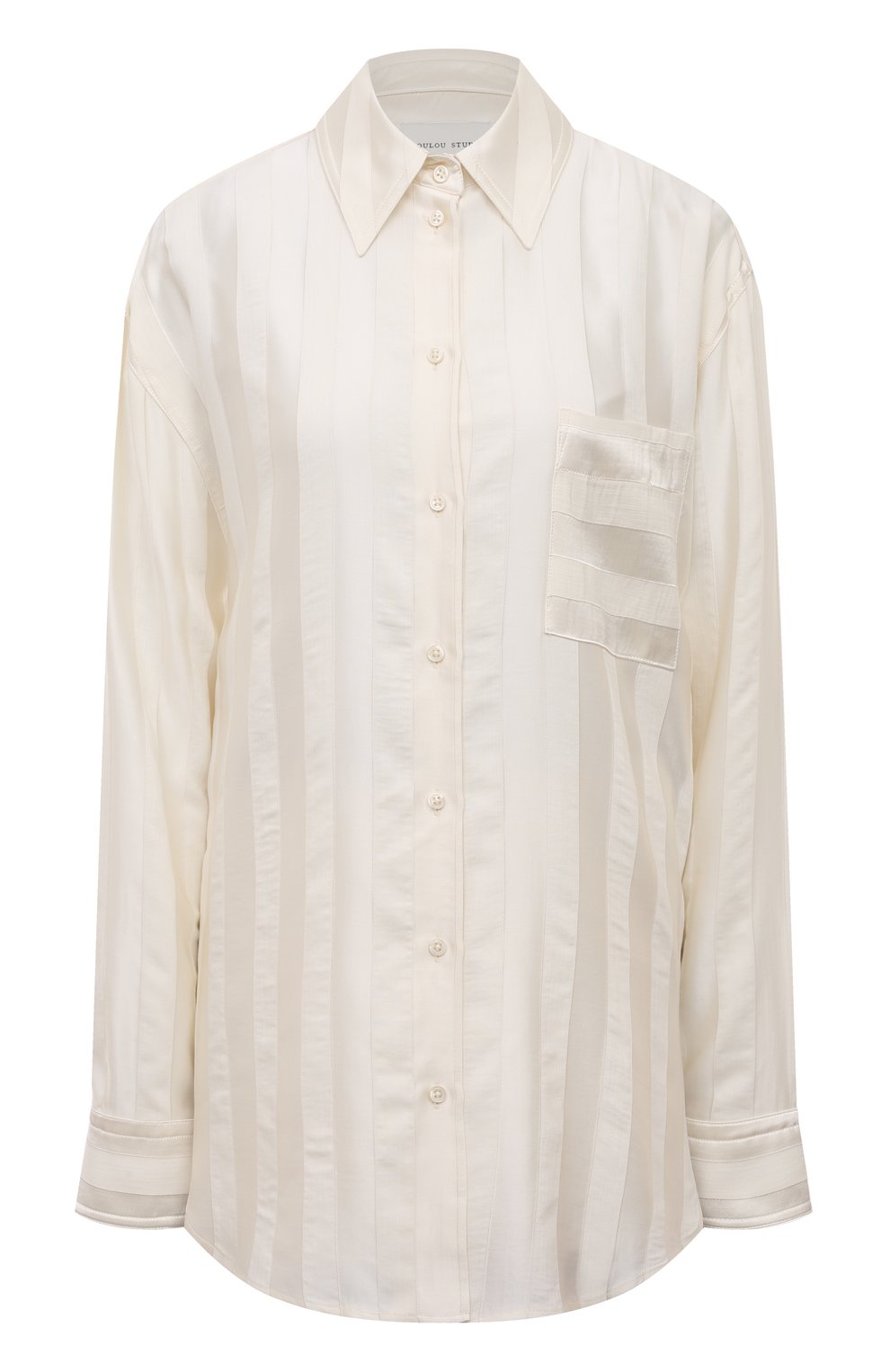 Рубашка из вискозы и хлопка LOULOU DE SAISON, арт. GRANT, фото 1