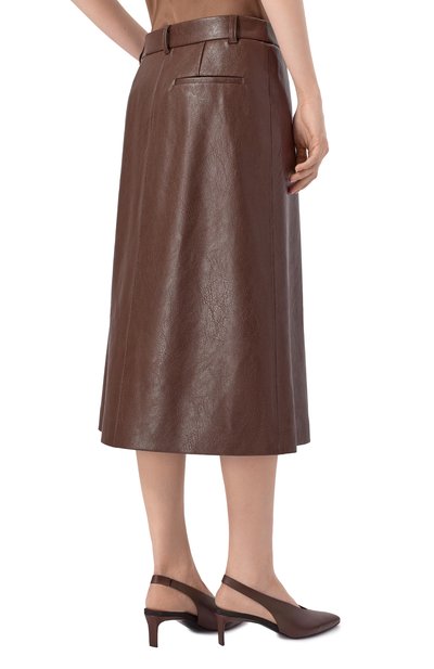 Юбка из экокожи MSGM, арт. 3942MDD10/257804, фото 4