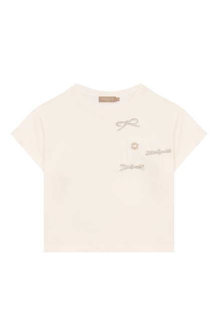Футболка из вискозы ELIE SAAB JUNIOR, арт. EFTS016 V1/TS0378/12-16