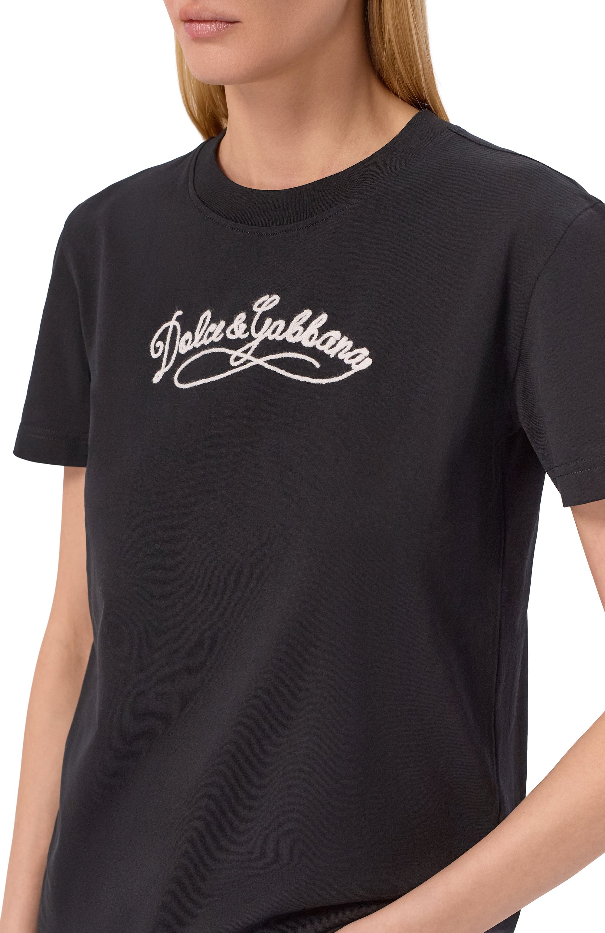 Хлопковая футболка DOLCE & GABBANA, арт. F8V42Z/GDDL1, фото 5