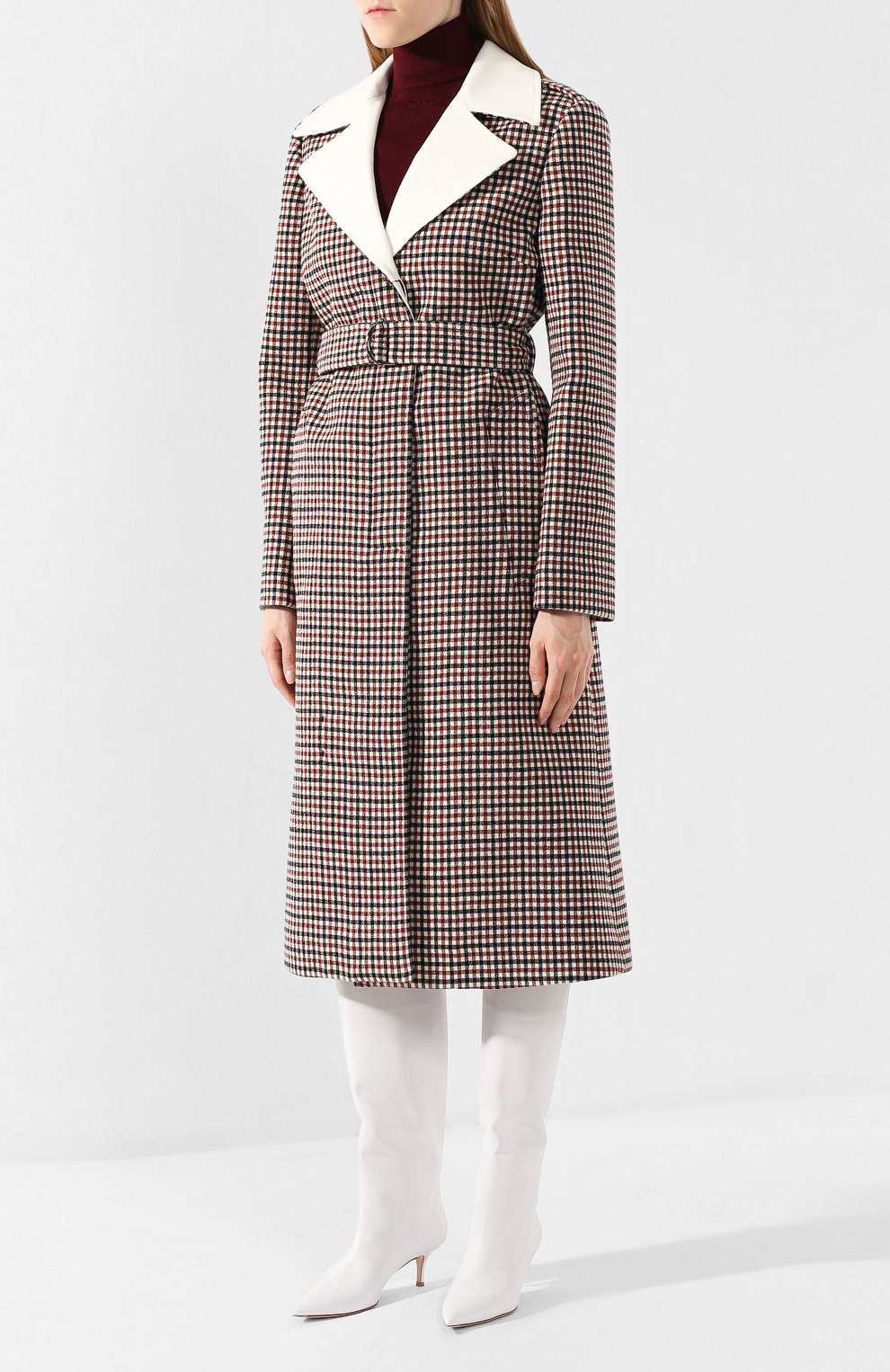 Шерстяное пальто CHLOÉ разноцветного цвета по цене 431000 руб., арт. CHC19AMA02066, фото 3 Шерстяное пальто CHLOÉ, арт. CHC19AMA02066, фото 3