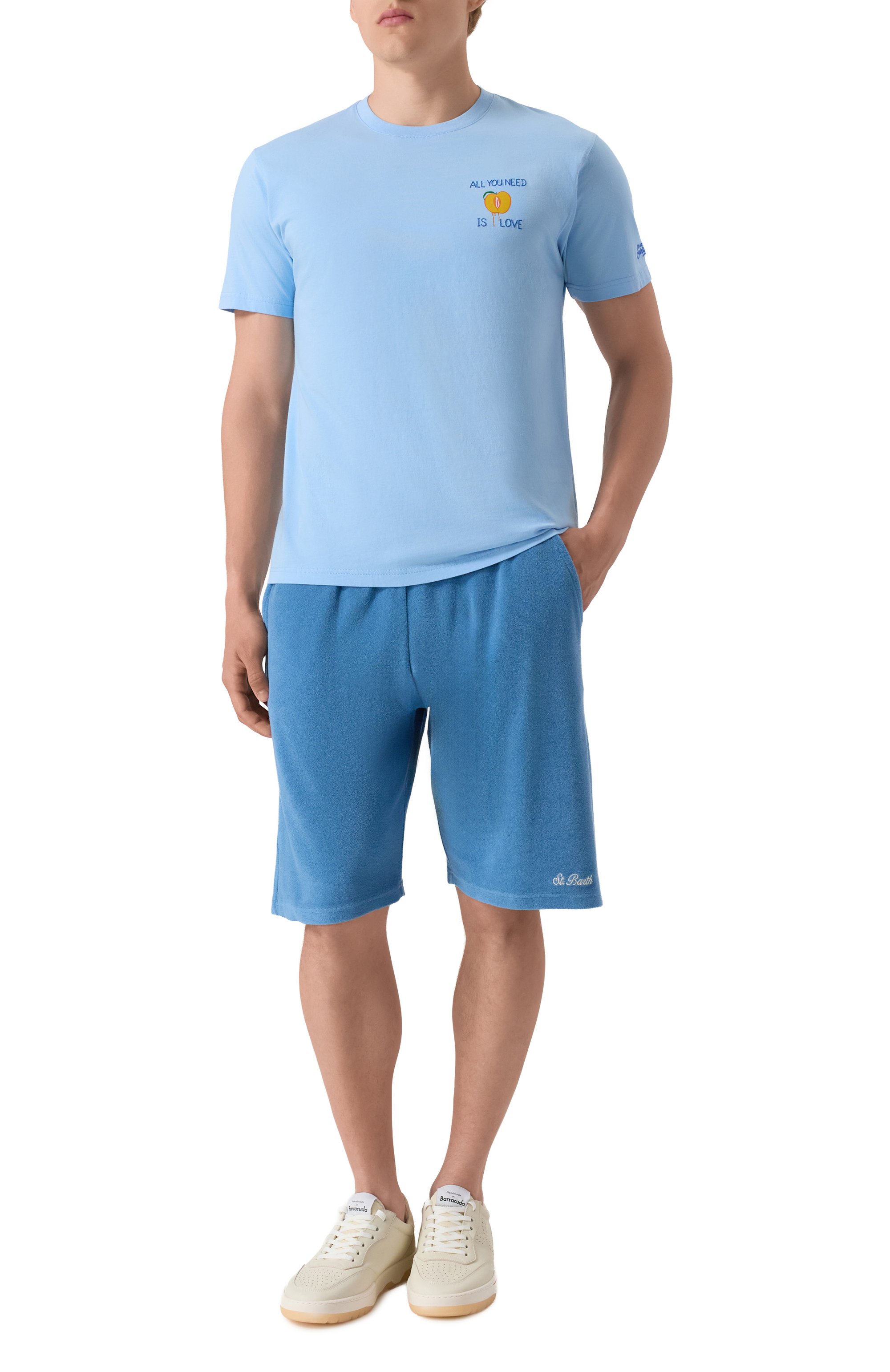 Хлопковые шорты MC2 SAINT BARTH, арт. STBM RANDLE SP0NGE/03197H, фото 2