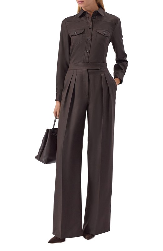 Кашемировая рубашка MVST M25.1MW.B003-59/2453/54/23 23 Коричневый  M25.1MW.B003-59/2453/54/23 23 Фото 2