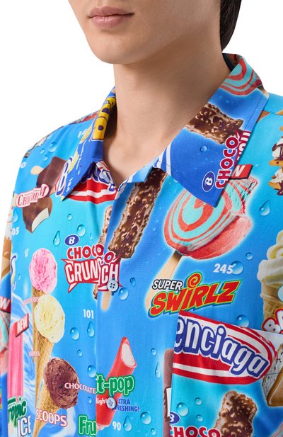 Рубашка из вискозы BALENCIAGA, арт. 852334/TTL24, фото 5