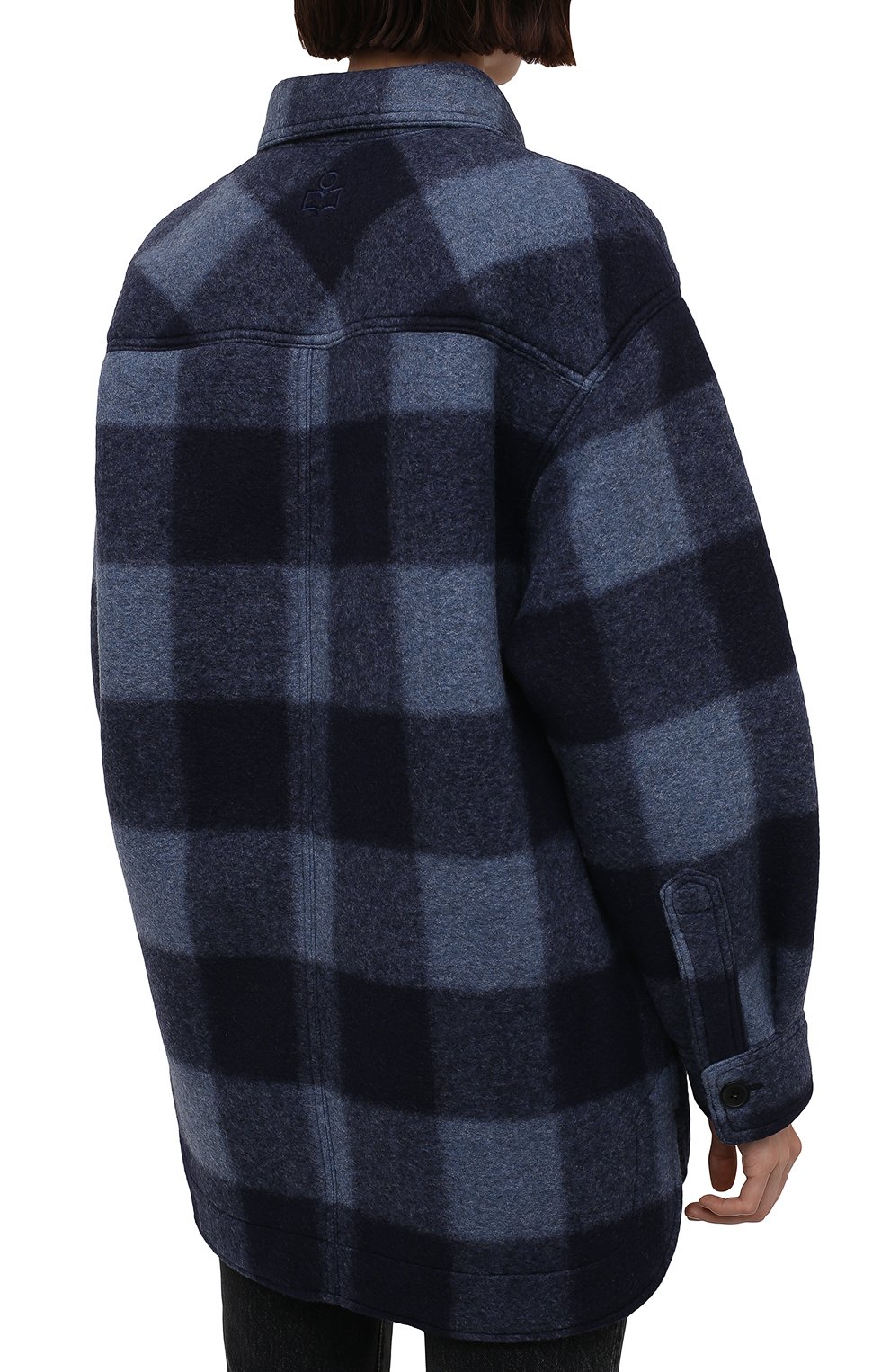 Куртка ISABEL MARANT ETOILE темно-синего цвета по цене 53950 руб., арт. MA0998-21A009E/HARVELI, фото 4 Куртка ISABEL MARANT ETOILE, арт. MA0998-21A009E/HARVELI, фото 4