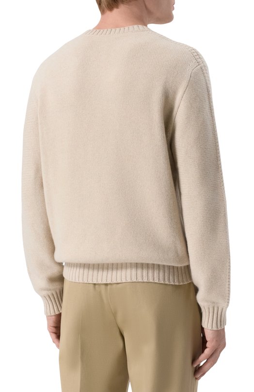 Кашемировый свитер Loro Piana FA05746 Бежевый  FA05746 Фото 4