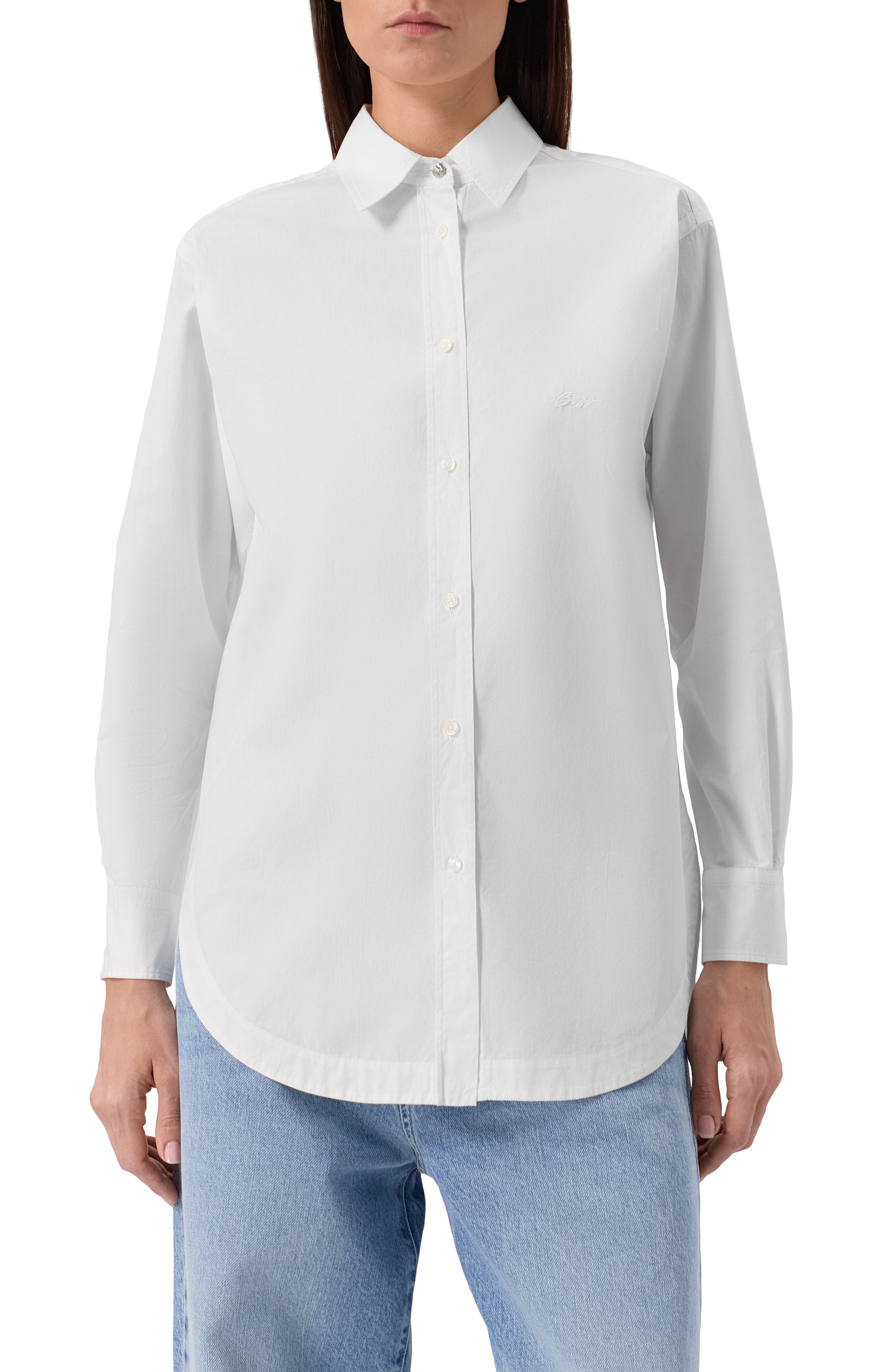 Хлопковая рубашка BOSS ORANGE, арт. 50538366, фото 3