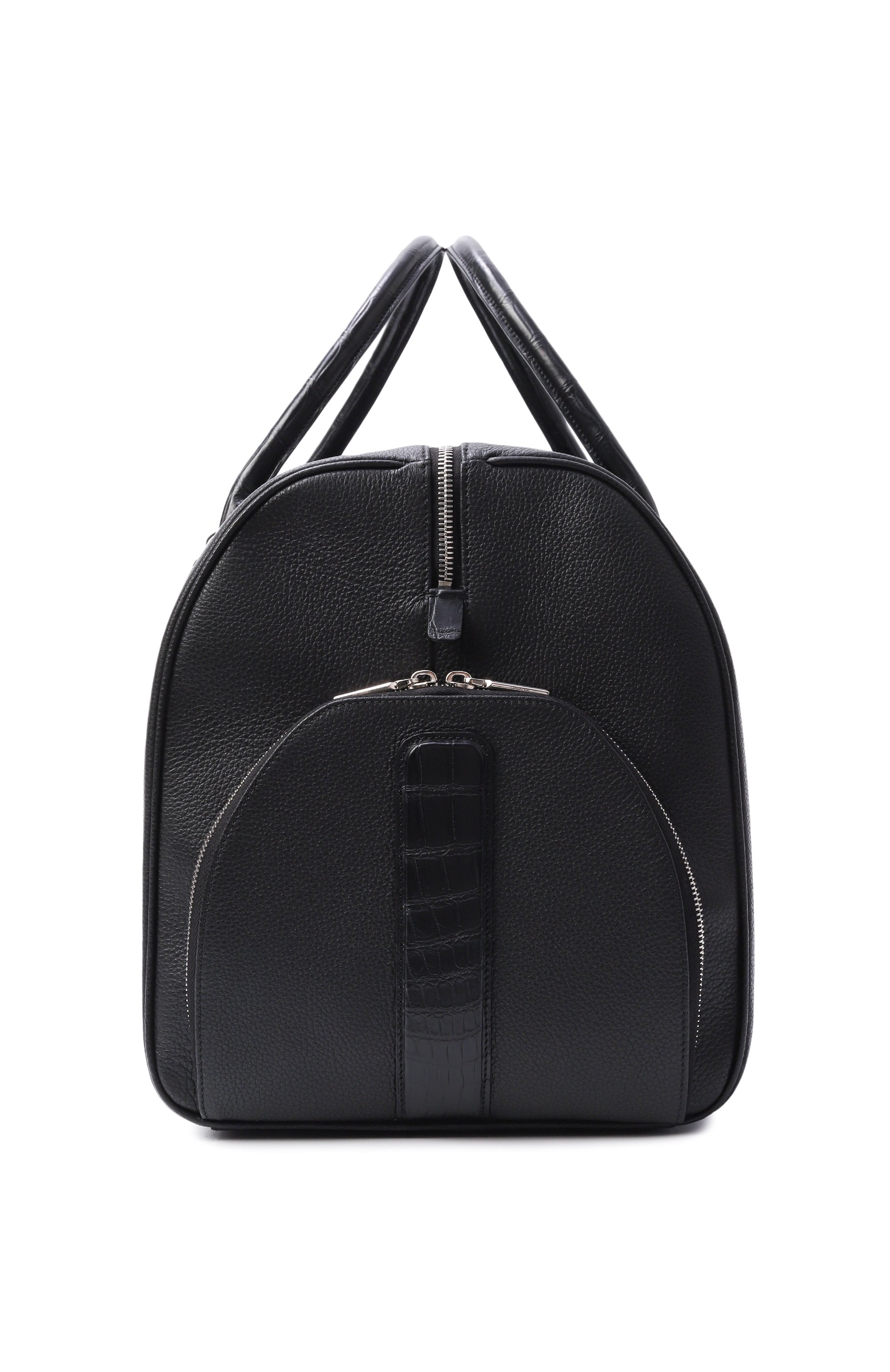 Сумка с отделкой из кожи крокодила AURUS COLLECTION, арт. RB001BKS, фото 4