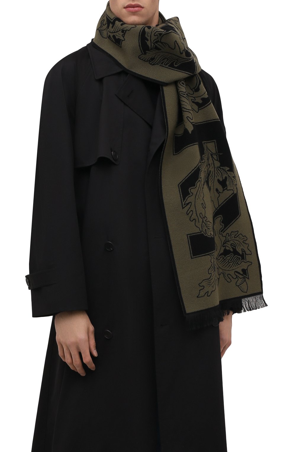 Шарф из шерсти и шелка BURBERRY, арт. 8045792, фото 2