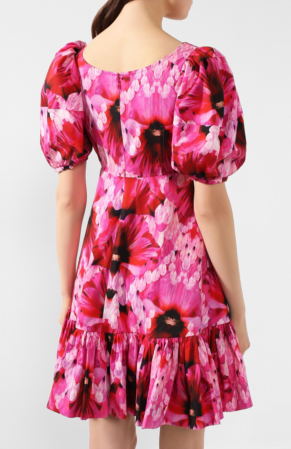 Хлопковое платье ALEXANDER MCQUEEN, арт. 610403/QCABB, фото 4